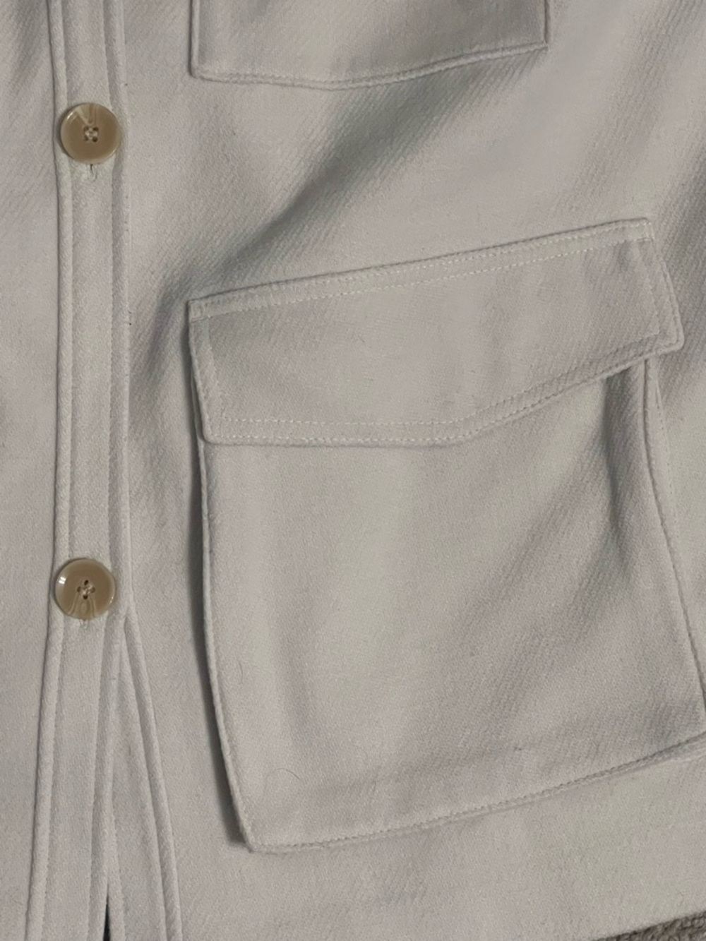 Women's H&M Beige Utility Jacket XL oversized - Picture 9 of 14